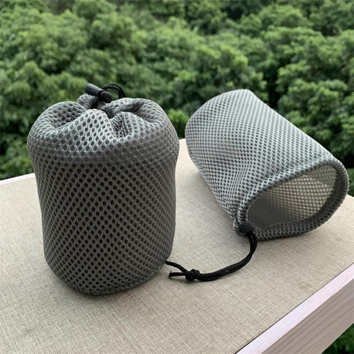 Bolsa De Malla Portátil Con Cordón Bolsa De Almacenamiento