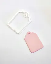 Comprar Cortador Silueta Etiqueta 004 Porcelana Fría, Fondant Y Más