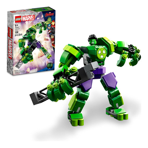 Figura De Acción De Los Vengadores De Lego Marvel Hulk Mech