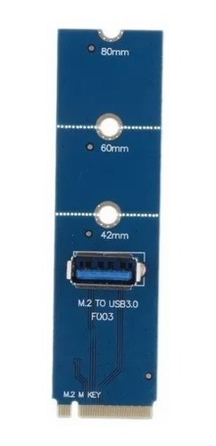 Imagen 5 de 9 de Adaptador Ngff M.2 A Pcie Mineria Riser M2 A Usb3 - Cripto