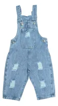 Comprar Jardinero Mom Unisex Jean Bebé Tirador Regulable. Nilde.baby Celeste Talle 5 (30 A 36 Meses)