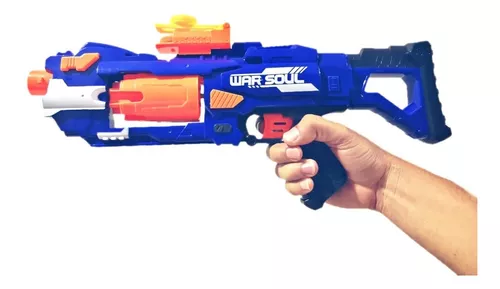 Lançador Nerf Super Shot Power Flash Com Lanterna Mira Modulus 75cm – dm  toys em Promoção na Americanas