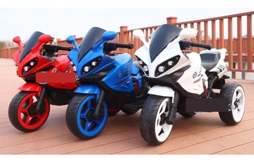 Trimoto Electrica Para Niños Con Luces En Ruedas