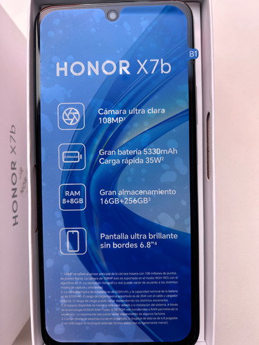 Honor X7b - Dual Sim - 256gb - 8gb Ram, , Mpx En Cámara Color Plateado (Usado)