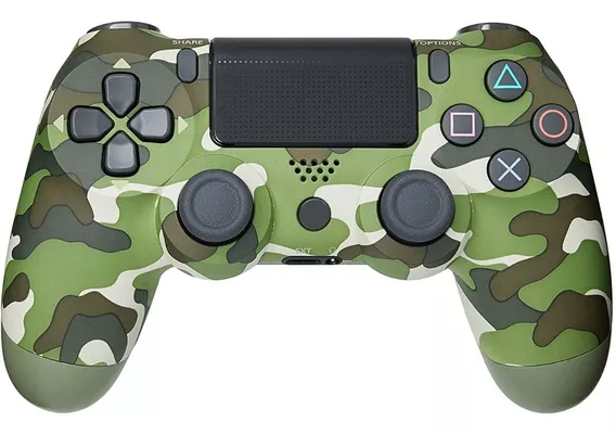 Joystick Control De Ps4 Inalámbrico Dualshock Color Camuflado Verde