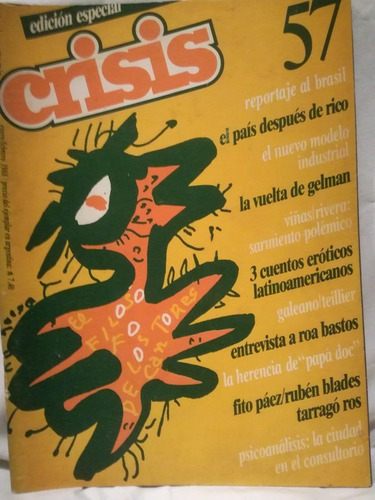 Revista Crisis Nº 57 Enero/febrero 1988 /