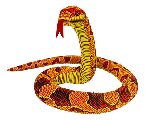 Juguete De Peluche Serpiente Yohaki 157 Cm Suave Y Lavable