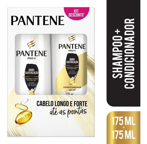 Shampoo + Condicionador Pantene Hidro-cauterização 175ml