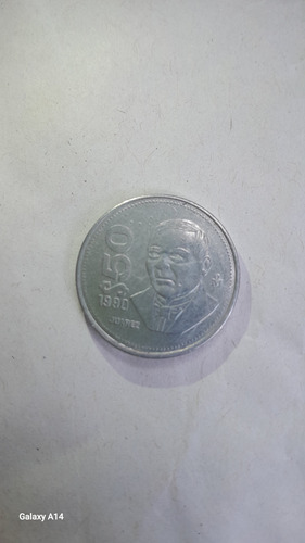 Moneda Antigua De 50 Pesos De 1990