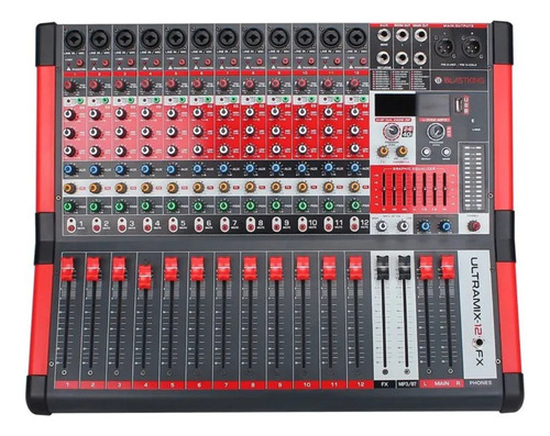 Mezcladora Harden De 8 Canales Mod.kmx-cp8 Buethooth