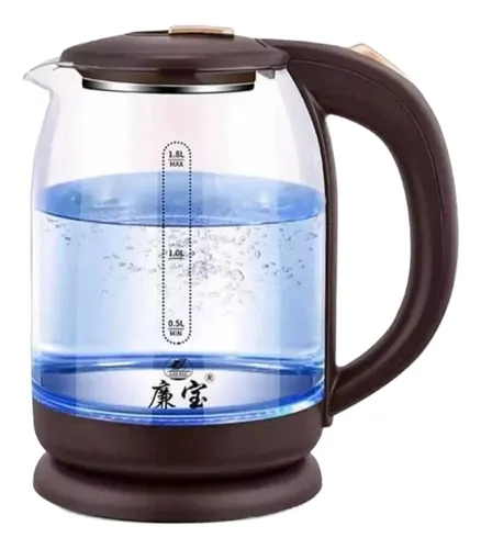 Hervidor De Vidrio Calentador Agua Eléctrico Con Luz Led