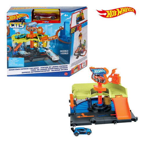 Hot Wheels City - Autolavado Express - Inc Auto - Mattel