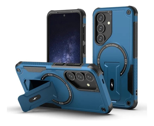 Funda Antirrayas Con Soporte For Samsung Galaxy S25/s24