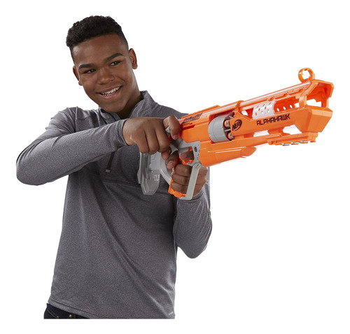 Lanzador Nerf N-strike Elite, Serie Accustrike, Alphahawk