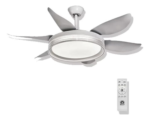 Ventilador De Techo Con Lampara Led Y Control Remoto