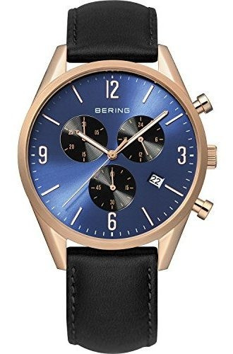 Bering Time 10542-567 Reloj Clasico Para Hombre Con Correa D