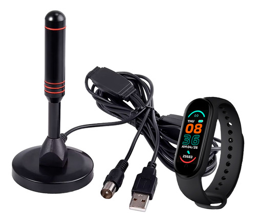 Antena Para Para Tv Digital Abierta Hd Canales De Aire+ Smar