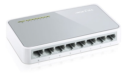 Switch 8 Bocas Tp Link Tl-sf1008d 10/100 Mbps Lan Ethernet