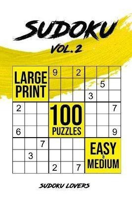 Libro Sudoku Large Print : 100 Easy And Medium Puzzles - ...