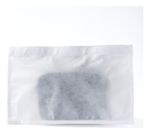 Kit 4 Organizador Protetor Para Bolsas Carteiras Clutch Pochete Tiracolo (p) Fechamento Com Velcro 20ax34lx12p Branco