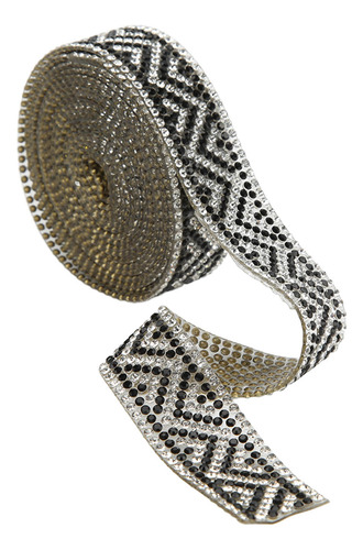 Corrente De Strass Diy Crafts Ribbon, 2 Jardas E 2 Cm De Lar