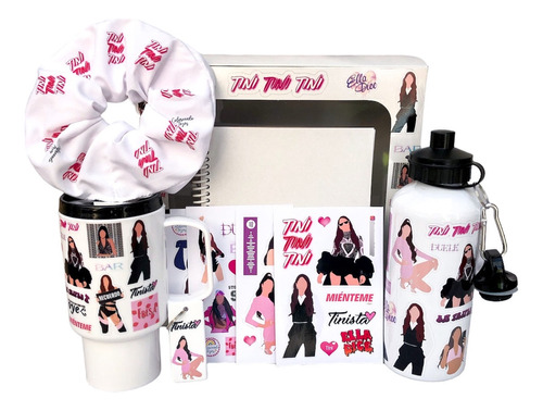 Box Tini Stoessel Ideal Regalo *taza+hoppy+scrunchie+etc*