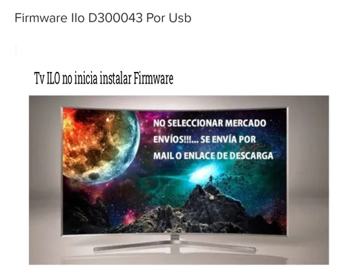 Firmware Para Tv Ilo  Instalación Software