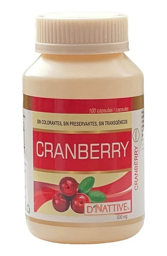 Cranberry En Cápsulas - D'nattive X 100 Cápsulas