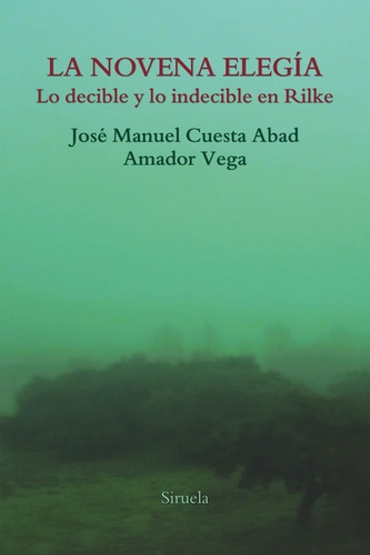 Novena Elegia, La - Jose Manuel/ Vega  Amador Cuesta Abad
