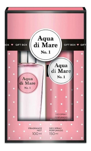 Perfume Aqua Di Mare Edt N° 1 100 Ml. + Desodorante 150 Ml.