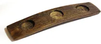 Comprar Barrel-art Barrel Stave 3 Copas De Vino Bandeja Para Servir