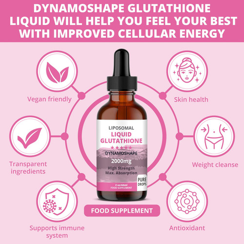 Suplemento De Glutationa Lipossomal De 2000 Mg Com Vitamina