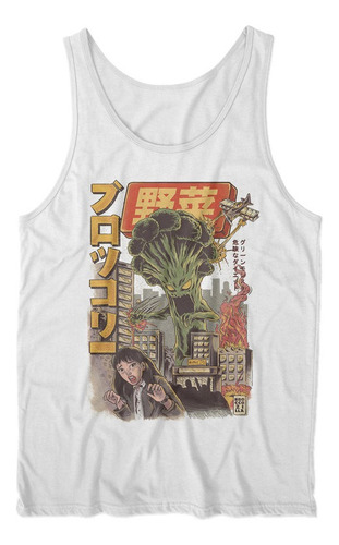 Musculosa Brocoli Asesino Japon Diseño Exclusivo