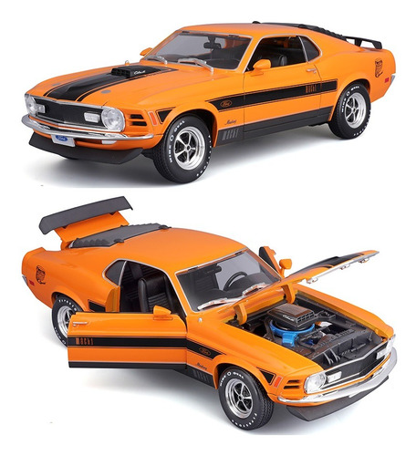 Ford Mustang 1970 Mach 1 Muscle Car Fastback - N Maisto 1/18