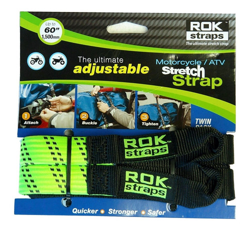 Rok Straps Para Moto Y Cuatri 60 Pulgadas.