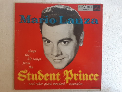 Disco Lp Student Prince / Mario Lanza / Rca