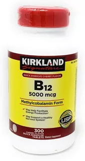 Vitamina B12 De 5000 Mcg Kirkland Importado