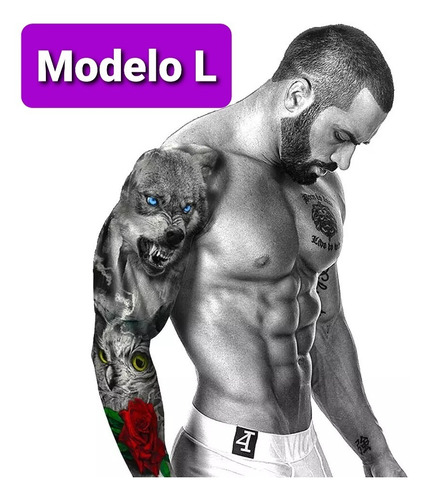 Tatoo Tatuaje Temporal Xl Modelo L