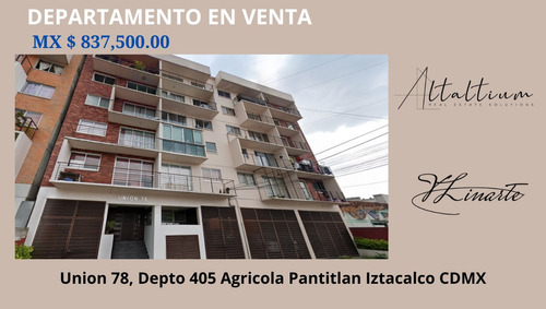 Departamento En Venta En Agricola Pantitlan Iztacalco Cdmx I Vl11-za-046