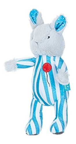 Peluche Diseño De Conejo Blanco-azul, 13.0in, Kids Preferred