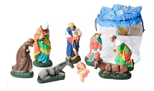 Pesebre Navideño 28cm Navidad Maria Jose  Tres Reyes Magos