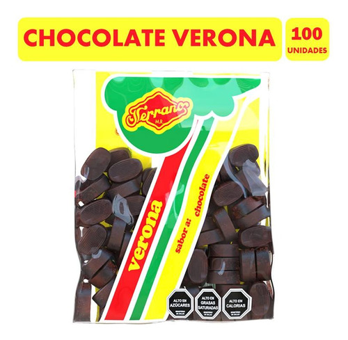 Chocolate Verona Negro (bolsa Con 100 Unidades)