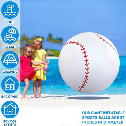 * Fútbol Inflable For Niños Pelota De Béisbol Inflable