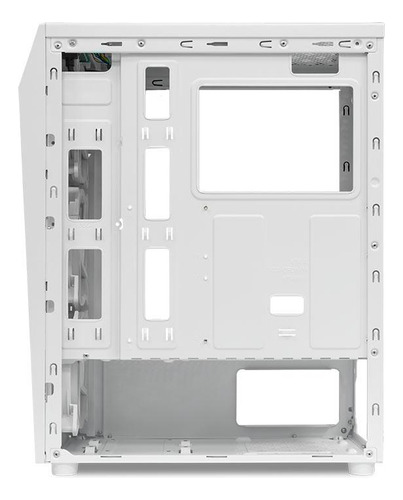 Gabinete Gamer Tgt Carbon, Rainbow, Mid-tower Lat De Vidro W Cor Branco