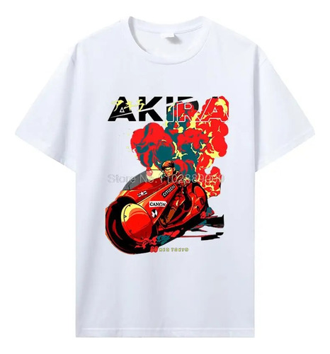 Polo Akira Anime Polos Estampados Unisex Algodón Reactivo 