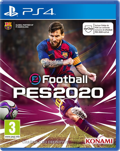 Pro Evolution Soccer 2020 (pes 2020) Europeo Ps4 / Play 4