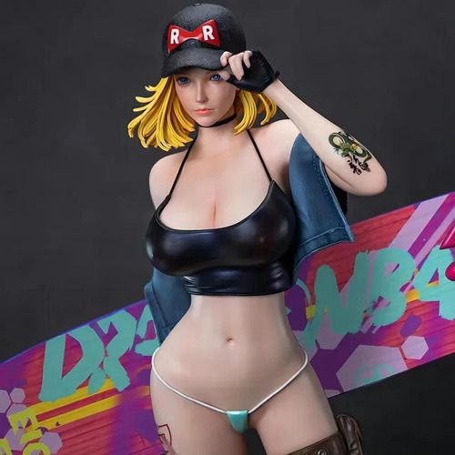 Figuras De Acción De Dragon Ball Z Androide 18 Sexy 51 Cm