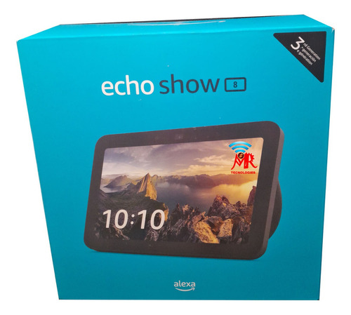 Amazon Echo Show 8 3era Gen Con Audio Espacial Negro Negro
