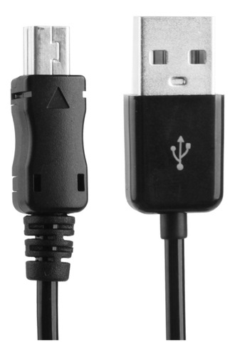 Mini Cabo Enrolado Usb Para Usb 2.0 Am Preto De 5 Pinos /cab