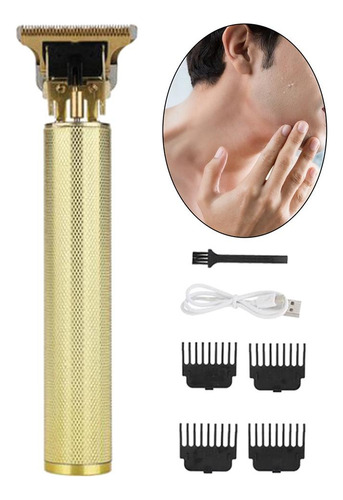 3 Kit De Higiene Masculino Elétrico Recarregável Sem Ouro